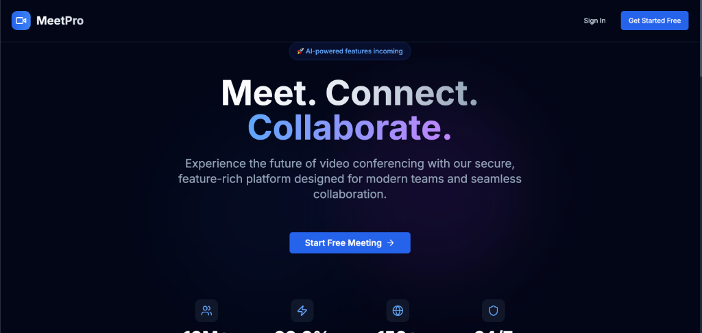 MeetPro project preview